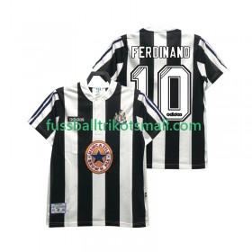 Fußballtrikots Newcastle United FERDINANE 10 1995 Retro 1997 Kurzarm Heimtrikotsatz kaufen